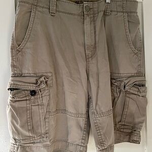 Men's Tan Cargo Shorts